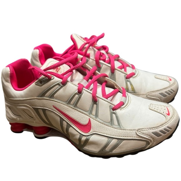 Nike Shox Turbo 3.2 White Cherry Pink Women Shoes Sz 8.5 455611-160 Leather Vtg - Picture 13 of 13
